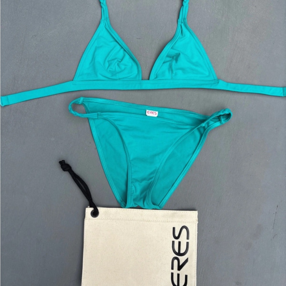 ERES Teal Triangle Bikini Set - Women Swim